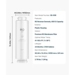 Vattenfilter-Omvänd osmos system, Ersättning för SS-004, Under-Skåp Vattenfilter