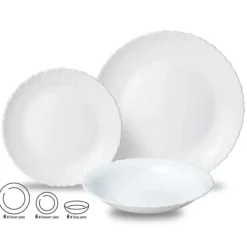 OPAL MIDDAGSSET FÖR 6 PERSONER 18 DEL KINGHOFF KH-1875