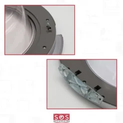 Bosch Tvättmaskiner-Original komplett glasventil (334629-59377) - Tvättmaskin - SIEMENS, , CONSTRUCTA, GAGGENAU (58140)