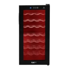 Oriva Vinkyl 78L | Plats för 28 flaskor | Flerfärgad LED med musiksynk | Digital kontroll | Termoelektrisk kylning 8–18 °C | Fjärrkontroll | Tyst, kom | CDON