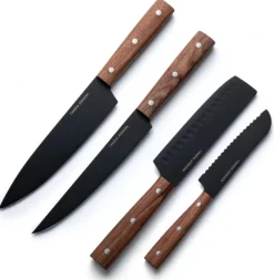 Köksknivar-Orrefors Jernverk, Knivset Askträ, 4-Pack