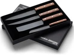 Köksknivar-Orrefors Jernverk, Knivset Askträ, 4-Pack