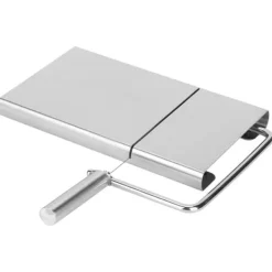 Ostskärare i rostfritt stål med skärtråd - kökstillbehör