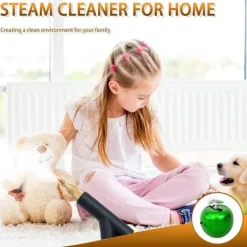 Ångtvättar-OUTIGO Bärbar ångtvätt - Högtemperatur köksrengöringsapparat - 2000W-grön