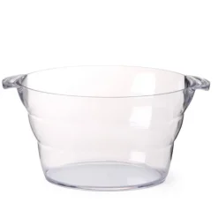 Oval skål för champagne eller punch, gjord av SAN-plast, 47x29x23cm - Hendi 593165