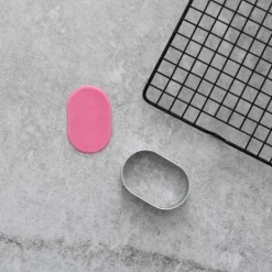 Kakformar-Oval Utstickare | Aluminium