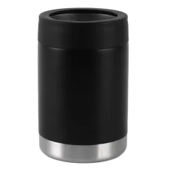 12oz burkkylare svart dubbelväggig isolering rostfritt stål isolerad flaskkylare för bil