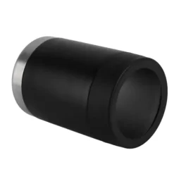 12oz burkkylare svart dubbelväggig isolering rostfritt stål isolerad flaskkylare för bil