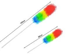 Rengöringsutrustning-2-Pack - Dammvippa / Dammborste - Teleskopisk