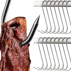 15-Pack - Rökkrokar / Köttkrokar (15 cm)