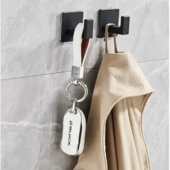 4-Pack - Självhäftande Krokar / Handdukskrokar - Hängare