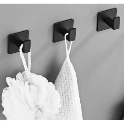 4-Pack - Självhäftande Krokar / Handdukskrokar - Hängare