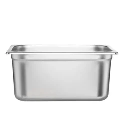 8-pack 1/2 storlek Hotellpannor i rostfritt stål, Ångbordspanna med 4