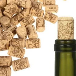 Flaskstopp & Flaskförslutare-100-Pack - Vinkorkar - Korkar för vinflaskor