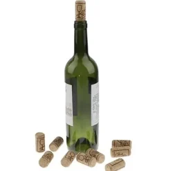 Flaskstopp & Flaskförslutare-100-Pack - Vinkorkar - Korkar för vinflaskor