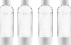 4-pack AGA AQVIA PET-flaska, 1L (Vit)