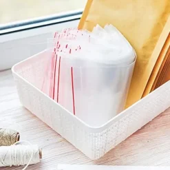 100-Pack Blixtlåspåsar Ziplock Påsar 4x6cm