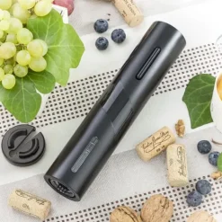 Pack Elektrisk Korkskruv för Vinflaskor och Dispenserkork 2 i 1 vinluftare InnovaGoods