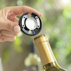 Pack Elektrisk Korkskruv för Vinflaskor och Dispenserkork 2 i 1 vinluftare InnovaGoods