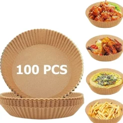 Fritöser-[100-Pack] Engångspapper För Air Fryers