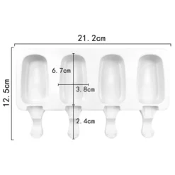 4-pack Glassform Silikon – Gör Glasspinnar Bakverk Hemma