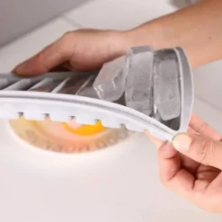 3-pack isbitsform, lätt att ta bort, återanvändbar isbit, 10 hål, BPA-fri, perfekt för sport- och vattenflaskor, whisky, cocktail