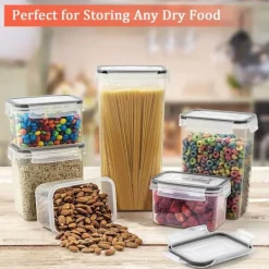 14-Pack Lufttäta Matförvaringsbehållare Med Lock - BPA-Fria