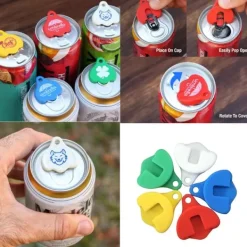 Drinkshakers & Drinkverktyg-5-pack Multifunktionell burk- och flasköppnare - Dryck- och förseglingsborttagare