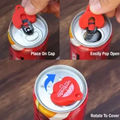 Drinkshakers & Drinkverktyg-5-pack Multifunktionell burk- och flasköppnare - Dryck- och förseglingsborttagare