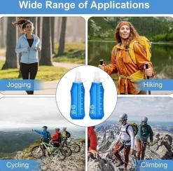 2-Pack ,OBOSOE SOFT FLASK 500 ML, mjuk vattenflaska för vätskeväst