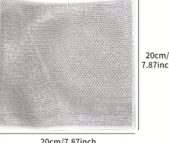 Köksfläktar-10-pack repfria disktrasor av ståltråd för diskning av disk, handfat och spishäll, lätta att skölja av och slitstarka