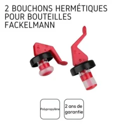 Paket med 2 återanvändbara spännlock Fackelmann Bar Concept