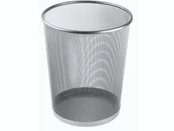 Papirkurv tråd metal sølv 18 ltr.