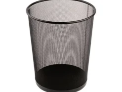 Soptunnor & Papperskorgar-Papirkurv tråd metal sort 18 ltr.