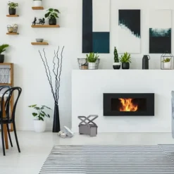 Pappersbrikettpress, 24x30x12,5 cm, Grå