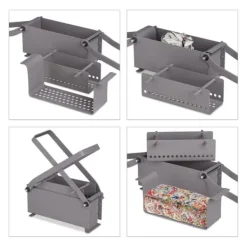 Pappersbrikettpress, 24x30x12,5 cm, Grå