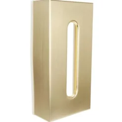 papperslåda innovativ rektangulär servetthållare i rostfritt stål 304 guld