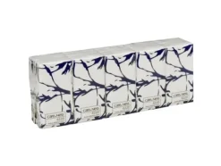 Pappersnäsdukar, ABENA Care-Ness Excellent, 3-lagers, 20,7x21 cm, vita