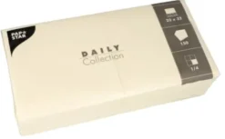 Pappersservetter-Papstar 89637, Champagne, Textil, Torg, 320 mm, 320 mm, 150 styck