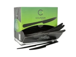 Papstar 96527, Svart, Polypropylen, 200 styck, 197 mm