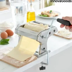 Pastamaskiner-Pastamaskin - InnovaGoods - FRASHTA - Manuell - 3 skärvalsar - Justerbar tjocklek
