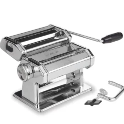 Pastamaskiner-Pastamaskin - LUNAVO - TD® - Manuell - Krom och rostfritt stål - Grå och svart
