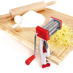 Pastamaskiner-Pastamaskin - ORION - Rostfritt stål - Röd - 1 mm - 19 x 9 x 18 cm