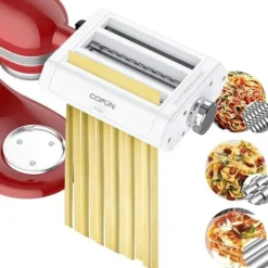 Pastamaskiner-Pasta-tillbehör - GENERIC - COFUN 3 i 1 - Aluminium - Lätt att rengöra - Anpassningsbar