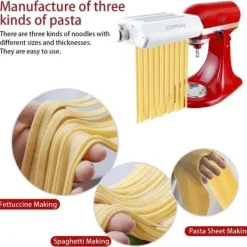 Pastamaskiner-Pasta-tillbehör - GENERIC - COFUN 3 i 1 - Aluminium - Lätt att rengöra - Anpassningsbar