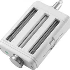 Pastatillsats, 3-i-1 rostfritt stål pastarulle- och skärset, 25,5x14,3x5,4 cm, rostfritt stål