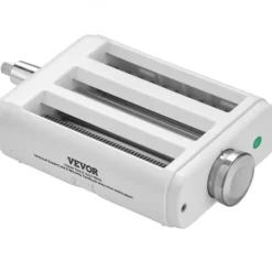 Pastatillsats, 3-i-1 rostfritt stål pastarulle- och skärset, 25,5x14,3x5,4 cm, rostfritt stål