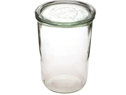 Patentglas Weck 850ml Ø10, 8xh14,7cm utan lock.