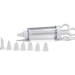 Patisse Garneringsspruta 19 cm Transparent/Vit