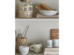 Bloomingville Salt- & Pepparströare-Paula Salt- och pepparuppsättning, grön, stengods